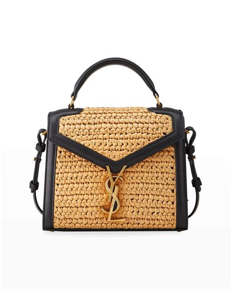 ysl cassandra bag raffia|cassandra envelope bag tote.